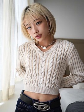 アンジェリカ 立町店(ANGELICA) 艶髪ハイトーン×ブロンドベージュ