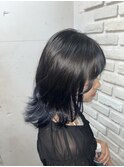 ブルーグラデーション、ミディアムレイヤー