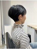 ベリーショート/ショートボブ/イメチェン/黒髪/大人ショート