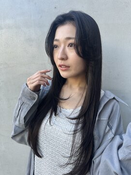 リジェール 鶴舞店 ロング×顔周りレイヤー