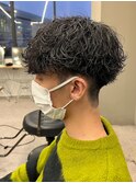 シャドウパーマメンズカットスパイラルパーマツイスパ波巻き