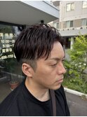 アップバンク　グレーカラー茶