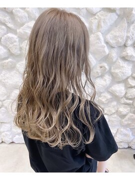ヘアサロン エフ 渋谷(F) #ミルクティーベージュ　#アッシュベージュ　#ブロンドベージュ