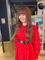 コワファースト 大分(COIFF1RST)&nbsp;前髪に隠れパープル！！ピンクベージュカラー