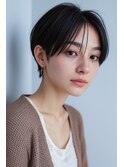 透明感センターパートショート♪