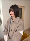 乾かすだけでキマる髪ケアカラーレイヤーボブ
