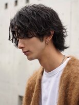 フィフス 栄(fifth)&nbsp;名古屋栄波巻きパーマメンズパーマセンターパートウルフ