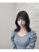 フォルテ 榛原パームス店 黒髪クラゲヘアーオリーブグレー小顔ココアベージュ