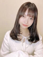 ザブックハンドサロン(The book hand salon)&nbsp;グレージュ×セミロングレイヤー