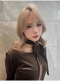 黒髪カタログ/オリーブグレー/小顔ヘア/ココアベージュ
