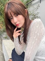 オーウェル 銀座(Owelle)&nbsp;レイヤーカットグレージュカラー髪質改善艶髪/銀座有楽町日比谷