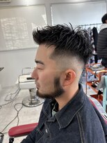 キューカンバー(CUCUMBER)&nbsp;スキンフェード　アップバング