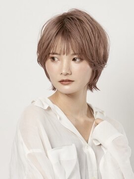 レム 山形2号店(REM) ショート×ピンクベージュ