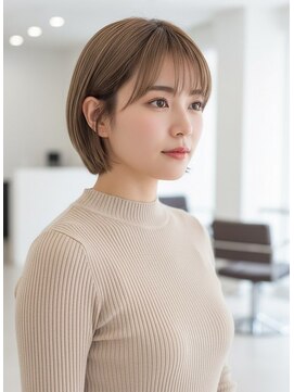 ミー 岡崎(mii) 【mii岡崎】ナチュラルコンパクトボブ