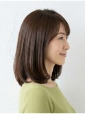 大人可愛いツヤ感☆内巻きグラデミディアム