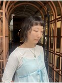 ウルフボブ/パーマ風セット/20.30.40代