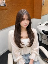 ビーアップヘアー(be:up hair)&nbsp;地毛風縮毛矯正×艶ロングレイヤー