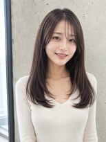 ワゴンバイアフロート(Wagon by afloat)&nbsp;ナチュラルレイヤー×シースルーバング/セミロング20代30代池袋