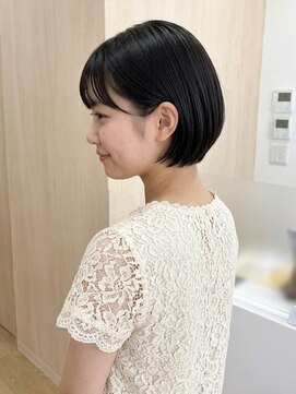 アエル 川西能勢口本店(aeru) ナチュラルブラックボブ【阪急川西能勢口駅・JR川西池田駅】