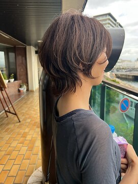 フィルム(FiLMs) 透明感ブラウン/ショートレイヤーカット/マッシュ