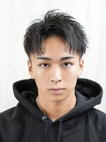 ベーア(Bar)&nbsp;短髪王道アップバングツーブロック刈り上げ