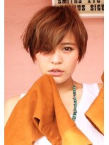 ボタニウム バイ アールサロン(BOTANIUM by RrSALON)&nbsp;【BOTANIUM】海外風3Dハイライトブラウン×ベビーショート