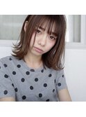 " バレイヤージュでざっくりカラー フェアリー 小顔" 中西英美子