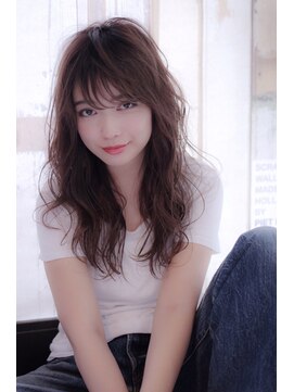 ルーク 立川(LUK) Lien☆小顔シースルーバング×セミウェットウェーブパーマ　立川