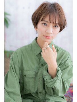 ミック 日暮里店(miq) ニュアンスカラーでカジュアル☆前下がりショートウルフb