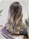 20代30代40代◎大人可愛いシルキーバレイヤージュ