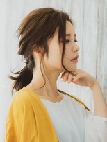 ヘアアンドスパ モーブ 世田谷(hair&SPA Mauve) 後れ毛、透け感たっぷりふんわりアレンジ