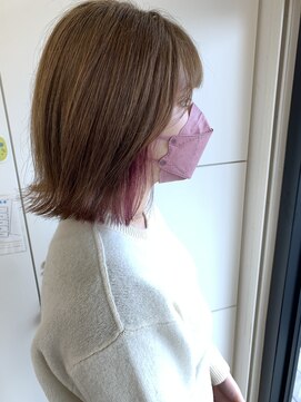 クレーチェ(CRECE) 外ハネボブ/インナーカラー/デザインカラー◎20代30代