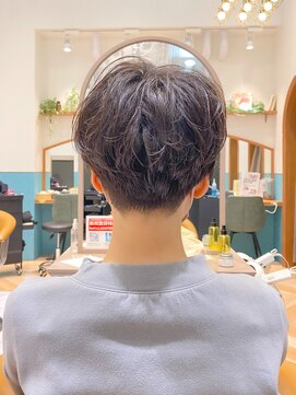 ロンド レグリーズ 立川(Lond leglise) 【山方　直也】刈り上げショート×マッシュショート×パーマ