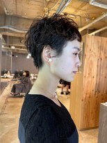 イトシテ&nbsp;ベリーショート×くりくりパーマ【本多身和子】