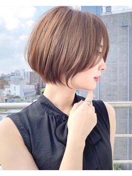ロンドネートゥル 新潟(Lond naitre) 20代30代40代大人束間ショート 新潟 髪質改善