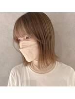 ハイプ(HYPE)&nbsp;【Manae】ぷつボブとアッシュベージュ