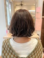 アズールサン 草加西口店(azule-sun)&nbsp;20代30代,ガーリー パーマ,テラコッタ,ラウンドマッシュ[草加駅]