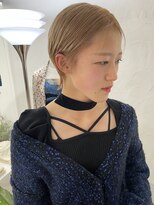 ヘン(hen)&nbsp;【心斎橋hen】ハイトーンショートショートヘア　ブロンドヘアー