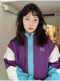 #揺れるセミロングレイヤー