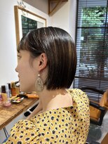 ロイド(Royd.)&nbsp;大人かわいい切りっぱなしボブぷつっとボブハイライトロブヘア