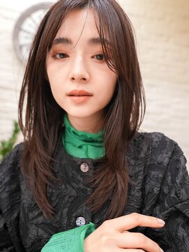 ジーテ 渋谷(gite) ザクザクレイヤーストレート「渋谷/髪質改善/髪質改善TR」