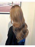 20代30代ミルクティーベージュ透明感カラー