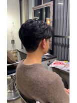 【前下がり#センターパート】#韓国ヘア#前下がり　丸山　翔