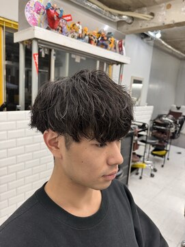 アーリー(Ali'i) ソフトツイストパーマ刈り上げショートマッシュパーマ