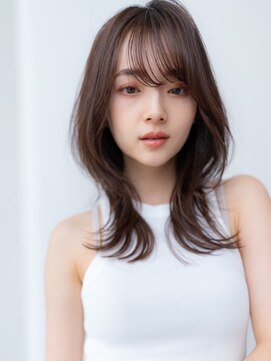 イオ 本厚木(io) 韓国くびれレイヤー似合わせカットナチュラルカラー前髪