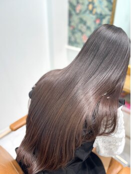 リケア 岸和田店(RECARE)の写真/【ボブ/ナチュラルレイヤー/シフォンベージュ】いつもとちょっと変えたい気持ちをツヤ髪で後押し◎