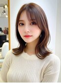 外ハネミディアム 20代 30代 レイヤー