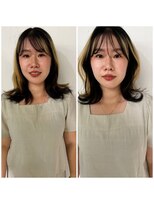 メロウ(me'lou) 《me’lou》ミディアム×デザインカラー20代30代40代50代