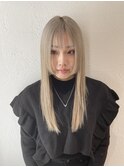 レイヤーカット×ミルクティー