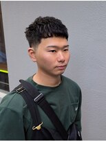 クフィア メンズフェード カンポ 天王寺(CUFFIA MENSFADE CAMPO) ラフクロップ×テーパーフェード